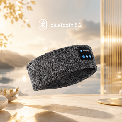 AURVANI™ Bluetooth 5.0 Sports and Sleep Headband with Wireless Earphones + Comfort Eye Mask