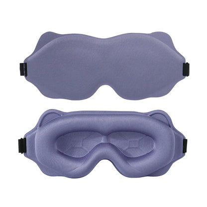 AURVANI™ 3D Contoured Luxury Sleep Mask for Complete Light Blocking Soft Padded Eye Coverage for Deeper Rest