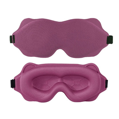 AURVANI™ 3D Contoured Luxury Sleep Mask for Complete Light Blocking Soft Padded Eye Coverage for Deeper Rest