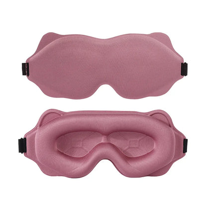 AURVANI™ 3D Contoured Luxury Sleep Mask for Complete Light Blocking Soft Padded Eye Coverage for Deeper Rest